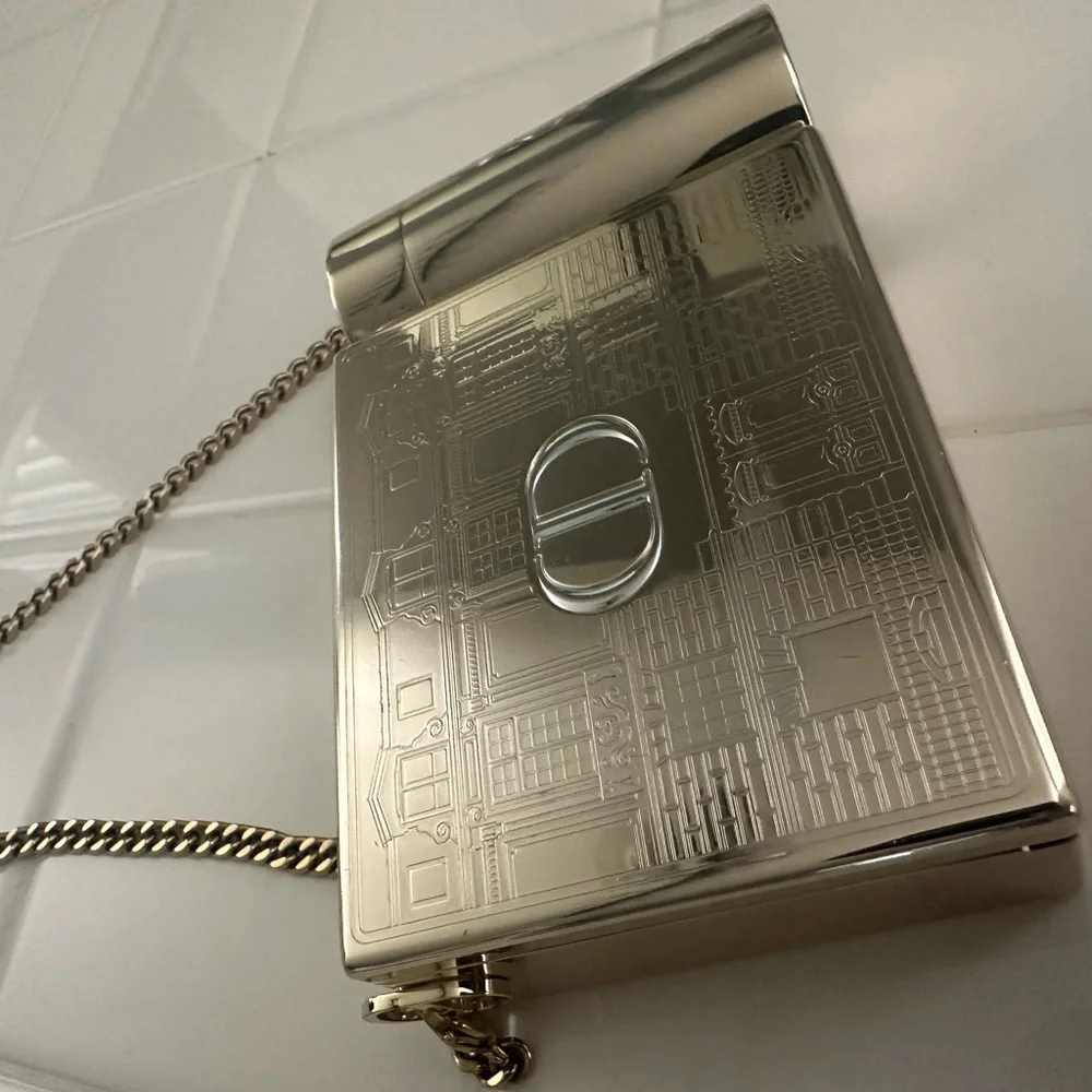 Dior gold Designer Clutch with Chain - Picture 1 of 10